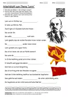 Vorschau - Arbeitsblätter - Arbeitsblatt "Lenin" + Onlineübung & MP3 + Infografik - Deckblatt