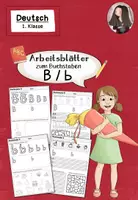 Vorschau - Arbeitsblätter - Buchstabe B Arbeitsblätter | Einführung Klasse 1 - Deckblatt