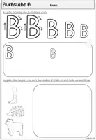 Vorschau - Arbeitsblätter - Buchstabe B Arbeitsblätter | Einführung Klasse 1 - Seite 3