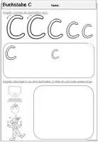 Vorschau - Arbeitsblätter - Buchstabe C Arbeitsblätter | Einführung Klasse 1 - Seite 3