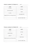 Vorschau - Test - Vokabeltest zu Vamos Adelante 1, Unidad 4A - Deckblatt