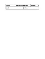 Vorschau - Test - 0. Klassenarbeit blanko - Excel - Deckblatt