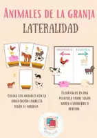 Vista previa - Unidades / Secuencias / Situaciones de Aprendizaje - Lateralidad con animales de la granja - Portada