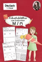 Vorschau - Arbeitsblätter - Buchstabe M Arbeitsblätter | Einführung Klasse 1 - Deckblatt