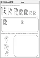 Vorschau - Stationenlernen - Buchstabe R Arbeitsblätter | Einführung Klasse 1 - Seite 3
