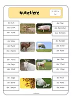 Aperçu - Inclusion - Animaux de ferme Cartes avec parenthèses Freebie - Page 2