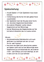 Vorschau - Spiele - Artikulation Suche und Finde Spiel Laut R - Seite 1