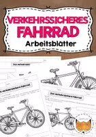 Vorschau - Arbeitsblätter - Verkehrssicheres Fahrrad Arbeitsblätter - Deckblatt