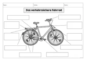 Vorschau - Arbeitsblätter - Verkehrssicheres Fahrrad Arbeitsblätter - Seite 2