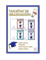 Vista previa - Manualidades / Dibujos para colorear - TARJETAS PLEGABLES DE GRADUACION 2 - Portada