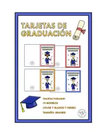 Vista previa - Manualidades / Dibujos para colorear - TARJETAS PLEGABLES DE GRADUACION 1 - Portada