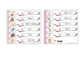 Vorschau - Spiele - Partnerlesekarten Wörter 4 - Seite 2