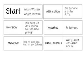 Vorschau - Spiele - Stilmittel-Domino - Seite 1