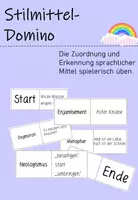 Vorschau - Spiele - Stilmittel-Domino - Deckblatt