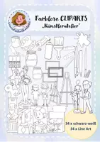 Vorschau - selbst erstellte Cliparts/Grafiken - Clipart-Set "Künstleratelier" - Seite 2