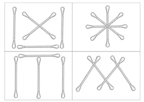 Vorschau - Stationenlernen - Wattestäbchen Lege Spiel, Cotton Swabs - Seite 2