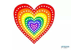 Vorschau - Stationenlernen - Regenbogen Formen Tupfbild mit Wattestäbchen, Fingerfarbe - Seite 1