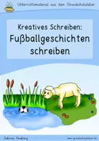 Vorschau - Arbeitsblätter - Kartei: Kreatives Schreiben "Fußball" (94 Schreibanlässe) - Deckblatt
