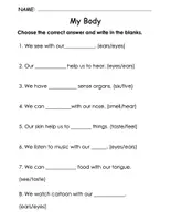 Vorschau - Stundenentwürfe - Body Parts Arbeitsblätter - Worksheets - Englisch - Seite 2