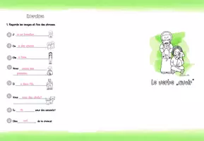 Vista previa - Unidades / Secuencias / Situaciones de Aprendizaje - Paquete de materiales: Le verbe avoir (tener en francés/ FLE) - página 3