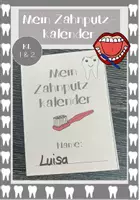Vorschau - Arbeitsblätter - Mein Zahnputzkalender - Deckblatt