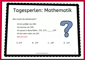 Vorschau - Poster - Mathematik: 180 Aufgabenplakate für jeden Tag - 3.Kl. D/A - Seite 3