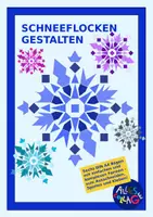 Vorschau - Mal- und Bastelvorlagen - Schneeflocken und Sterne: ein Bausatz für vielfältiges Gestalten - Deckblatt