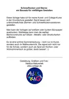 Vorschau - Mal- und Bastelvorlagen - Schneeflocken und Sterne: ein Bausatz für vielfältiges Gestalten - Seite 1