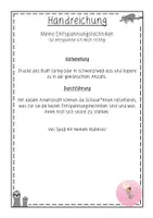 Vorschau - Arbeitsblätter - Meine Entspannungstechniken Freebie zur Selbstreflexion Stress & Entspannung - Seite 1