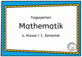 Vorschau - Poster - Mathematik: 180 Aufgabenplakate für jeden Tag - 4. Kl. D/A - Deckblatt