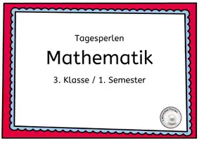 Vorschau - Poster - Mathematik: 180 Aufgabenplakate für jeden Tag - 3. Kl. CH - Deckblatt