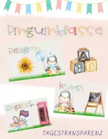 Vorschau - Poster - Tagestransparenz/Stundenplan Pinguinklasse - Deckblatt