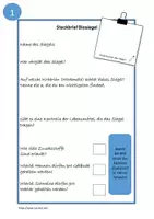 Vorschau - Arbeitsblätter - Biosiegel - Stationsarbeit - Deckblatt