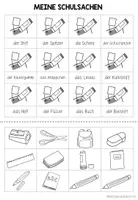 Vorschau - Arbeitsblätter - SCHULSACHEN Lesen Schneiden Kleben - Seite 1