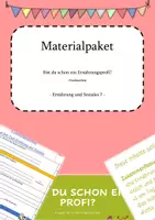 Vorschau - Arbeitsblätter - Materialpaket - Ernährungschecker - Deckblatt