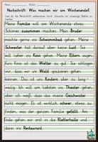 Aperçu - Feuilles d'exercices - dictée pratiquée "Was wollen wir am Wochenende machen" Orte in der Stadt Allemand - Page de couverture