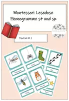 Vorschau - Fördermaterial/Inklusion - Montessori Lesedose st und sp - Deckblatt