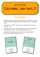 Vorschau - Spiele - Besondere Vierecke - Ich habe…Wer hat…? (Mathematikspiel) - Seite 1