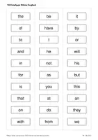 Vorschau - Stationenlernen - 100 häufigste Wörter (Englisch) - function words - Seite 3