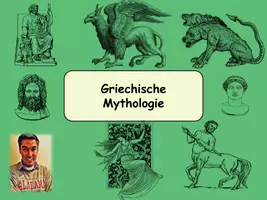 Vorschau - Unterrichtsreihen - Griechische Mythologie - Deckblatt