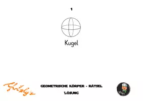 Vorschau - Präsentationen/Tafelbilder - geometrische Körper - Rätsel - Karteien zur Freiarbeit (Geometrie) - Seite 1