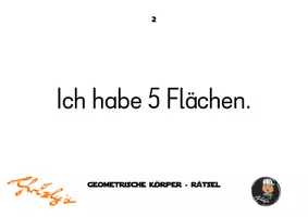 Vorschau - Präsentationen/Tafelbilder - geometrische Körper - Rätsel - Karteien zur Freiarbeit (Geometrie) - Seite 2