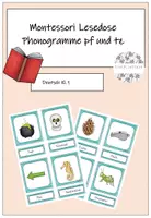 Vorschau - Fördermaterial/Inklusion - Montessori Lesedose Phonogramme pf und tz - Deckblatt