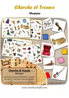 Aperçu - Apprentissages en autonomie - Cherche et Trouve - Musique et Instruments - Page de couverture