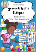 Vorschau - Stationenlernen - geometrische Körper | Geometrie | Tafelmaterial - Seite 1