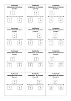 Vorschau - Aufgabenkarten - Zahlenstrahl mit Komma - Karteikarten - Seite 3