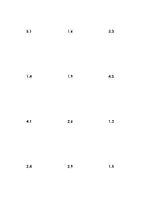 Vorschau - Aufgabenkarten - Zahlenstrahl mit Komma - Karteikarten - Seite 1
