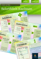 Vorschau - Poster - Schriftliches Rechnen - Lernposter | Mathe Klasse 5/6 - Deckblatt