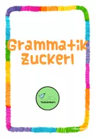 Vorschau - Anderer Materialtyp - Grammatik Zuckerl - Deckblatt