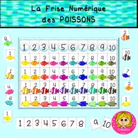 Aperçu - Jeux - La Frise numérique des POISSONS - Page de couverture